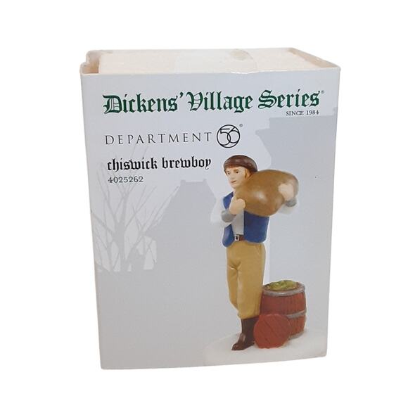 Department 56 Dickens Village Series Chiswick Brewboy Figure Christmas 2012 - Picture 7 of 10